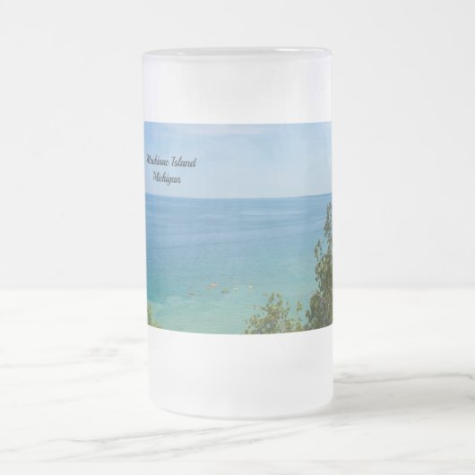 Lake Huron Lookout Mattierte Tasse (Mittel)