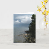 Lake Huron Note Card Karte (Gelbe Blume)