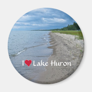 Lake Huron Summer Beach Magnet