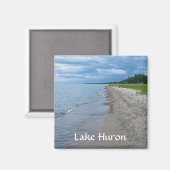 Lake Huron Summer Beach Magnet (Vorderseite/Rückseite)