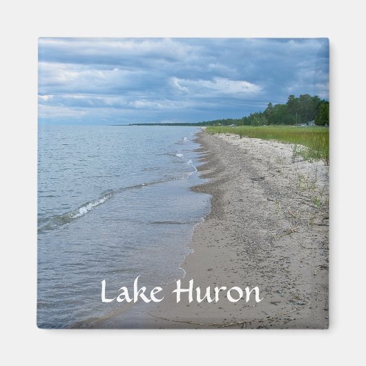 Lake Huron Summer Beach Magnet (Vorne)