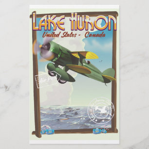 Lake Huron - USA - Kanada Briefpapier