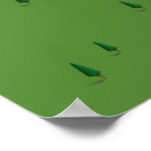 Lake Inari Finnland Karte Poster (Ecke)