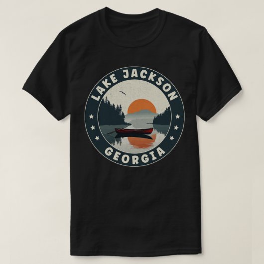 Lake Jackson Georgia Sunset TShirt (Design vorne)