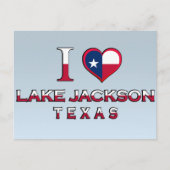 Lake Jackson, Texas Postkarte (Vorderseite)