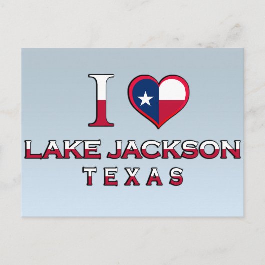 Lake Jackson, Texas Postkarte (Vorderseite)