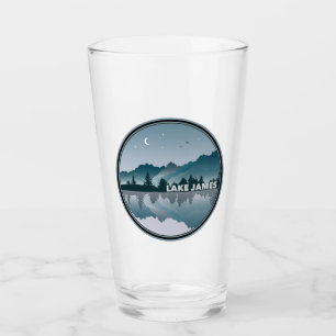 Lake James North Carolina Reflektion Glas
