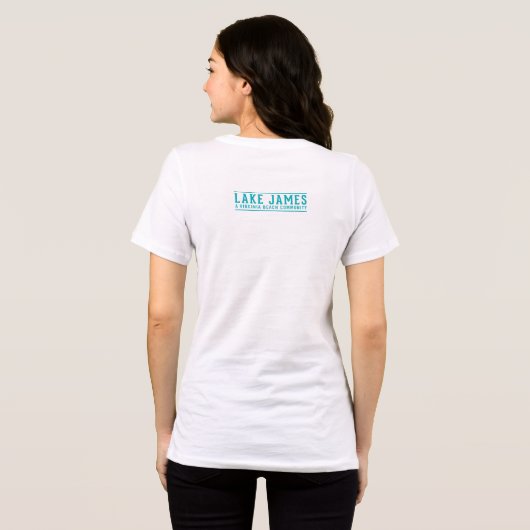 Lake James Women's Retro Vibes Top (Rückseite voll)