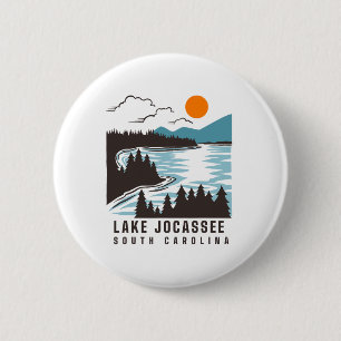 Lake Jocee South Carolina Sommer See Leben Booten Button