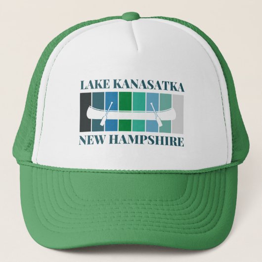 Lake Kanasatka Canoe Hat Truckerkappe (Vorderseite)