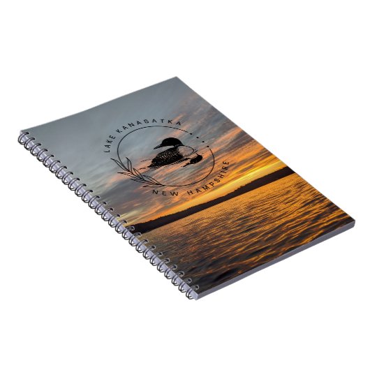 Lake Kanasatka Loon Notebook Notizblock (Rechte Seite)