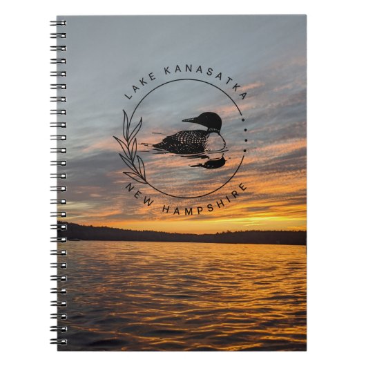 Lake Kanasatka Loon Notebook Notizblock (Vorderseite)
