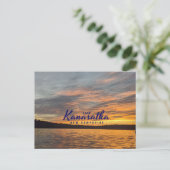 Lake Kanasatka Sunset Postcard Postkarte (Stehend Vorderseite)