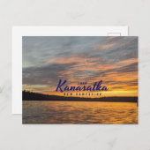Lake Kanasatka Sunset Postcard Postkarte (Vorne/Hinten)