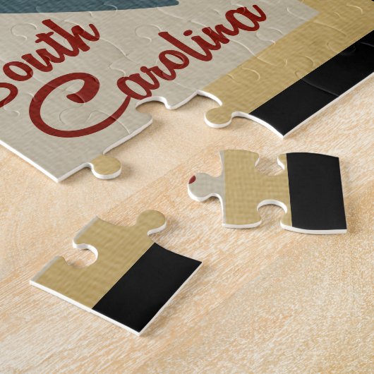 Lake Keowee Fisch Vintage Travel Puzzle (Seite)