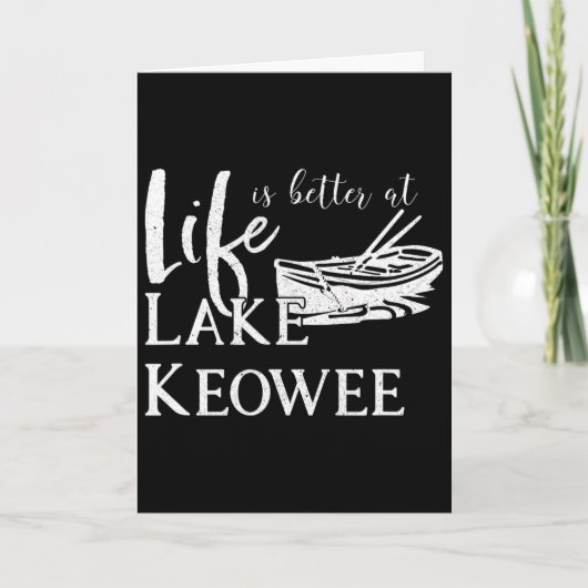 Lake Keowee  Karte (Vorderseite)