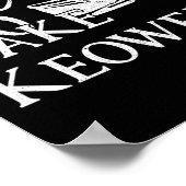 Lake Keowee  Poster (Ecke)