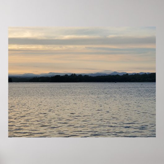 Lake Keowee South Carolina Sunset Poster (Vorne)