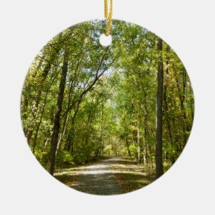 Lake Kittamaquandi Trail in Columbia Maryland Keramik Ornament