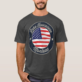 Lake Koocanusa - Patriotisches Montana-Andenken-T- T-Shirt