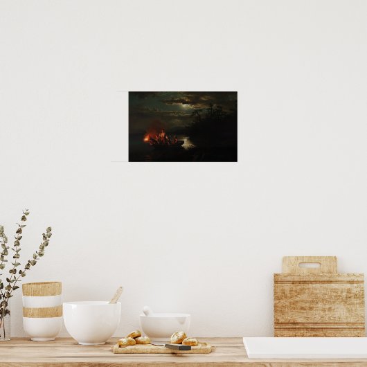 Lake Krøderen Poster (Küche)