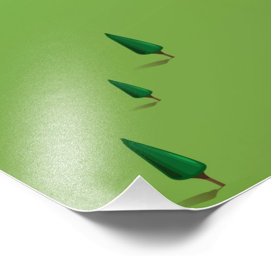 Lake Lanier Georgia Karte Fotodruck (Ecke)