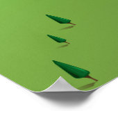 Lake Lanier Georgia Karte Poster (Ecke)