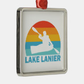 Lake Lanier Georgia Kayak Ornament Aus Metall (Rechts)