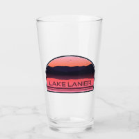 Lake Lanier Georgia Roter Sonnenaufgang