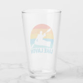 Lake Lavon Texas Kayak Glas (Rückseite)