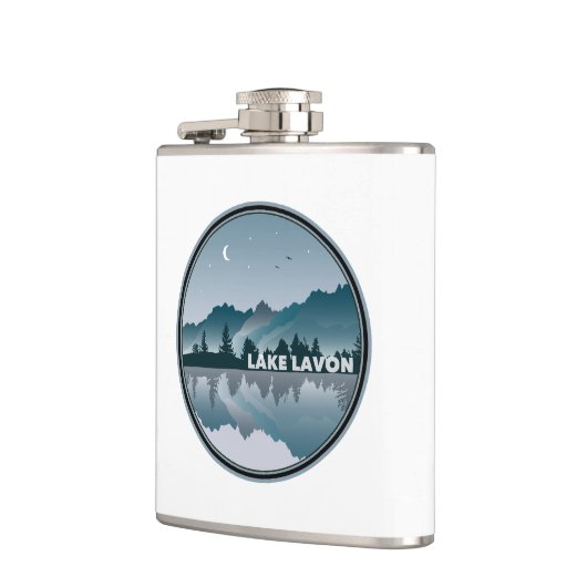 Lake Lavon Texas Reflection Flachmann (Links)