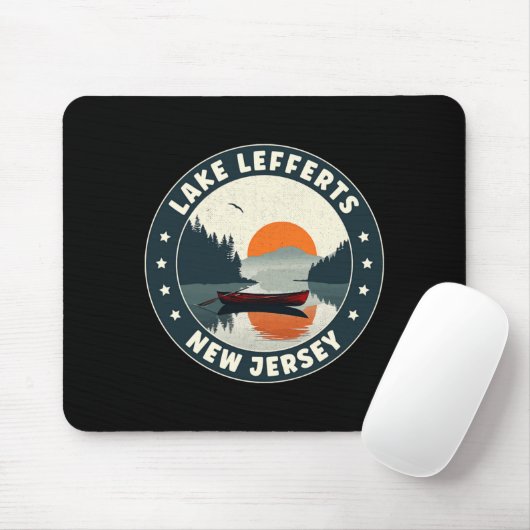 Lake Lefferts New Jersey Sunset T Shirt Mousepad (Mit Mouse)