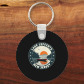 Lake Lefferts New Jersey Sunset T Shirt Schlüsselanhänger (Vorderseite)