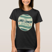 Lake Lemon Camping Shark Free and Unsalate Indiana T-Shirt (Vorderseite)