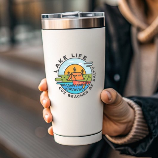 Lake Life Beach Funny Camping | Die Aufkleber