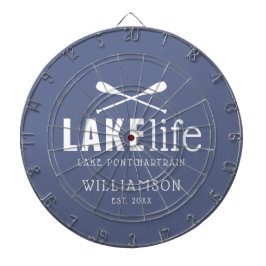 Lake Life Paddles Personalisiert Dartscheibe