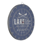 Lake Life Paddles Personalisiert Dartscheibe (Vorderseite Links)