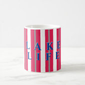Lake Life Red Strip Kaffeetasse (Mittel)