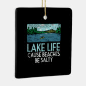 Lake Life Salty Beaches Keramikornament (Rechts)