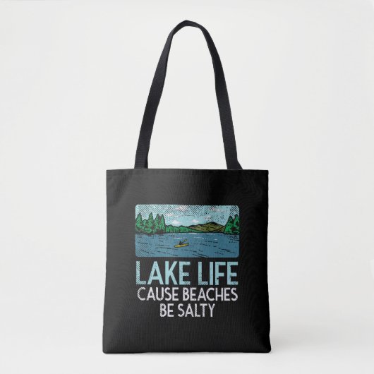 Lake Life Salty Beaches Tasche (Vorderseite)