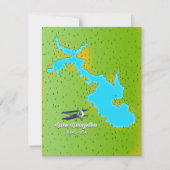 Lake Livingston Texas Map (Vorderseite)