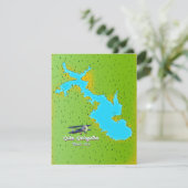 Lake Livingston Texas Map (Stehend Vorderseite)