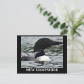 Lake Loon nahes Foto Postkarte (Stehend Vorderseite)