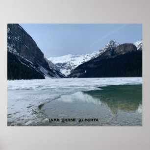 Lake Louise, Alberta Berühmter Tourismus Spot Poster