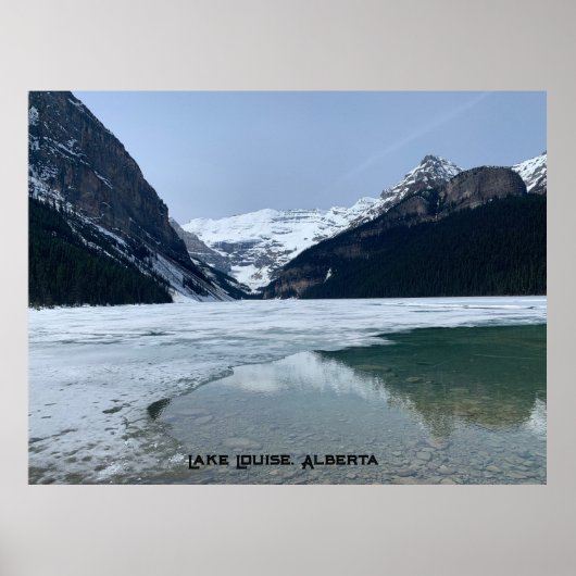 Lake Louise, Alberta Berühmter Tourismus Spot Poster (Vorne)