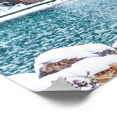 Lake Louise Alberta Canada Fotografie im Winter Poster (Ecke)