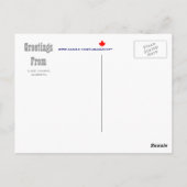 Lake Louise Alberta Canada Postkarte (Rückseite)