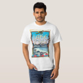 Lake Louise, Alberta Canada Reiseplakat T-Shirt (Vorne ganz)