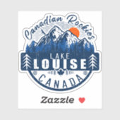 Lake Louise Alberta Canada Travel Ski Souvenirs Aufkleber (Blatt)