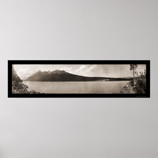 Lake Louise Alberta Foto 1907 Poster (Vorne)
